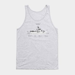 Diligence wmec-616 United States Coast Guard Cutter - SBDpng Tank Top